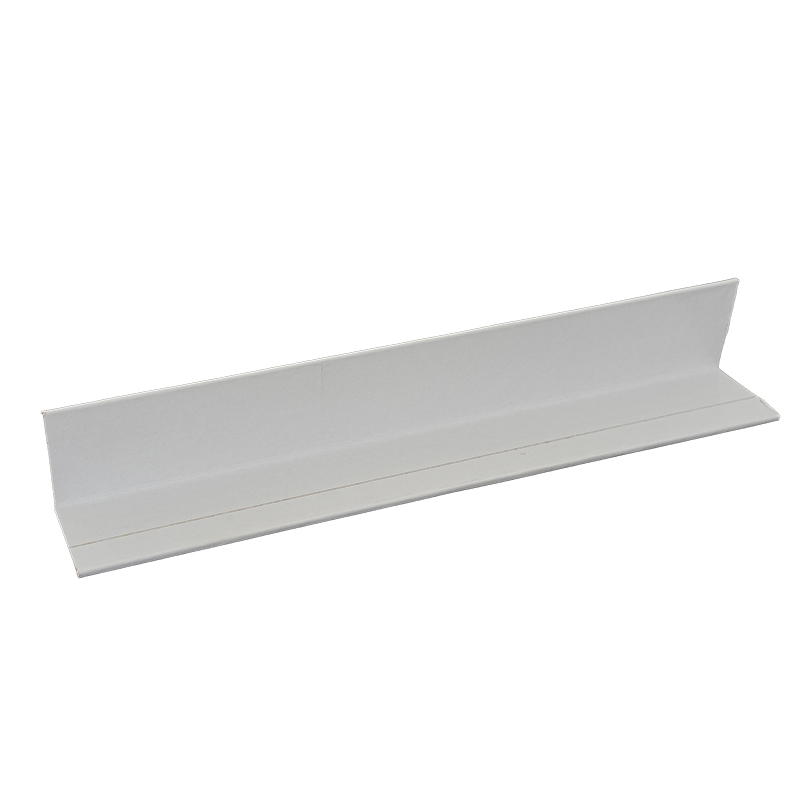 White Finish Paper Corner Protector for High-Visibility Packaging